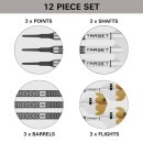 3er Set Softdarts Target Redux 10