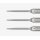 3x Target Swiss Point RVE Silver 30mm 340233