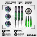 3er Set Steeldarts Winmau Mike Maloney