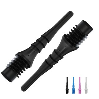 Bulls DE Soft Tips Tefo-X Shark 100er Black 6mm