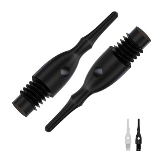 Bulls DE Soft Tips Mega Points Short 100er Black 6mm