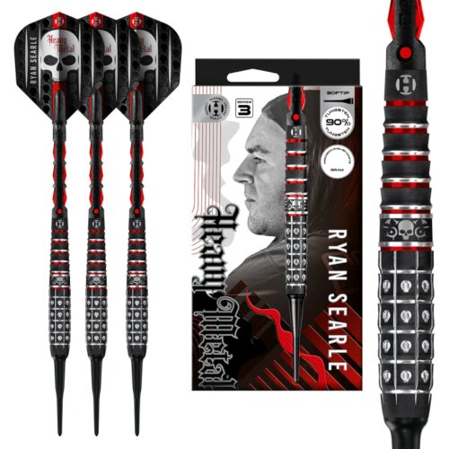 3er Set Softdarts Harrows Ryan Searle "Heavy Metal" Series 3
