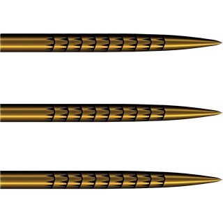 3x Shot Badlands Tracks Gold Steel Points 38 mm