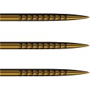 3x Shot Badlands Tracks Gold Steel Points 45 mm