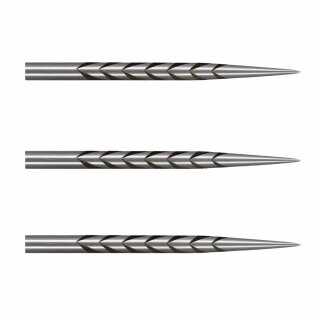 3x Shot Tribal Weapon Silver Steel Tip Dart Points 32 mm