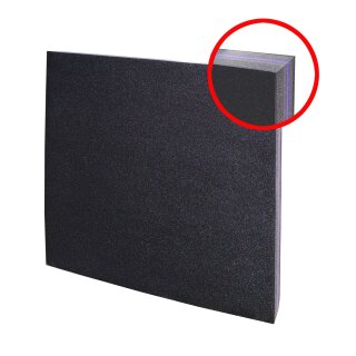 Zielscheibe Polifoam 80 x 80 x 11 cm