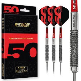 3er Set Steeldarts Red Dragon 50 Year Collection Element 6 B