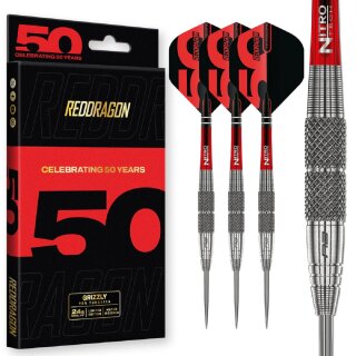 3er Set Steeldarts Red Dragon 50 Year Collection Grizzly 2