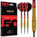 3er Set Steeldarts Red Dragon 50 Year Collection Golden...