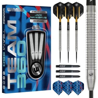 3er Set Steeldarts Winmau Team 360 Jack Nankervis