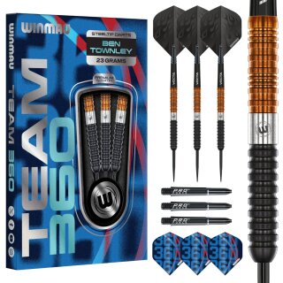 3er Set Steeldarts Winmau Team 360 Ben Townley