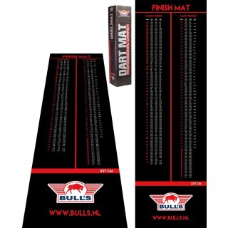 Dartteppich Bulls Carpet Finish 300 x 60 mit Oche