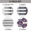 3er Set Softdarts Target Cryo 11