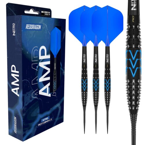 3er Set Steeldarts Red Dragon AMP Torpedo