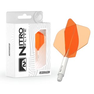 Red Dragon Nitro Flite No.2 White/Orange