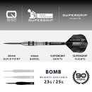 3er Set Steeldarts Harrows Supergrip Bomb QPS