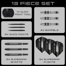 3er Set Steeldarts Harrows Supergrip Bomb QPS