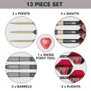3er Set Steeldarts Target Steven Bunting Bullet Void Gen 5