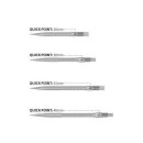 3x Harrows Quick Point HM Grip silver 35mm