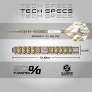3er Set Steeldarts Red Dragon Paradym Gold & Silver...