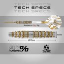 3er Set Steeldarts Red Dragon Paradym Gold & Silver...