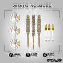 3er Set Steeldarts Red Dragon Paradym Gold & Silver Torpedo