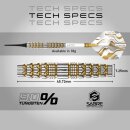 3er Set Softdarts Red Dragon Paradym Gold Torpedo