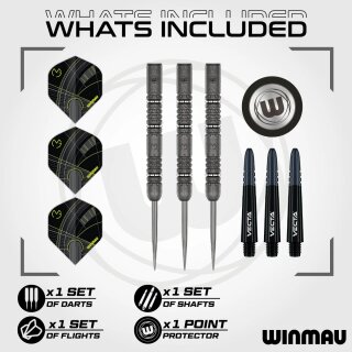 3er Set Steeldarts Winmau MvG Signature Edition