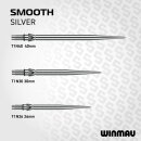 3x Winmau Switch Point Smooth Silver 26 mm