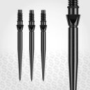 3x Winmau Switch Point Smooth Black 40 mm