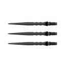 3x Winmau Switch Point Grooved Black 30 mm