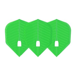 L-Style Flights Pro L3 Dimple Lime Green