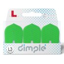 L-Style Flights Pro L3 Dimple Lime Green