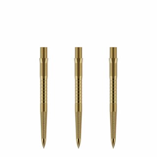 3x Caliburn Evo Spitzen Micro Grip gold 28 mm EVO027