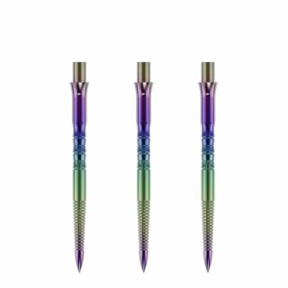 3x Caliburn Evo Spitzen Bamboo rainbow 32 mm EVO114