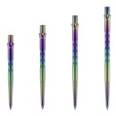 3x Caliburn Evo Spitzen Bamboo rainbow 40 mm EVO116