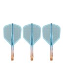 Caliburn SUP Moulded Shaft and Flight No.6 Block blue-Orange T - 28 mm