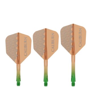 Caliburn SUP Moulded Shaft and Flight No.6 Logo Green-Orange