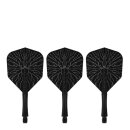 Caliburn SUP Moulded Shaft and Flight No.6 Crack Black