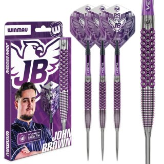 3er Set Steeldarts Winmau John Brown Signature Edition