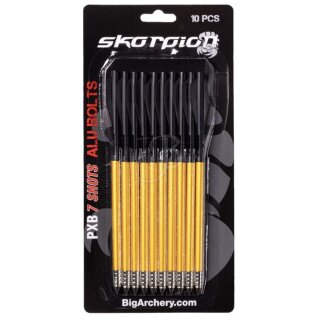 SKORPION Bolzen für Pistolenarmbrust-Magazin PXB 7 Shots – Aluminium, 10 Stück