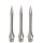 3x Caliburn Bamboo Smooth Conversion Points Silver 30 mm