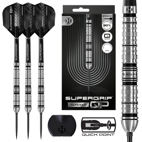 3er Set Steeldarts Harrows Supergrip Tapered QPS