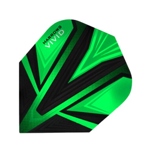 Dart Flights Harrows Vivid Green