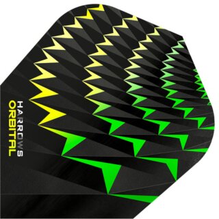 Dart Flights Harrows Orbital Yellow/Green