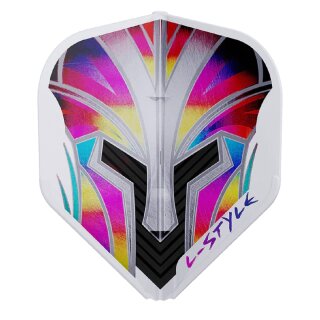 L-Style Flights EZ L1 Clear White - Prime Series Rainbow