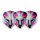 L-Style Flights EZ L1 Clear White - Prime Series Rainbow