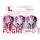 L-Style Flights EZ L1 Clear White - Prime Series Rainbow