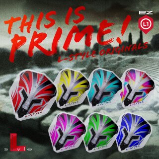 L-Style Flights EZ L1 Clear White - Prime Series Green