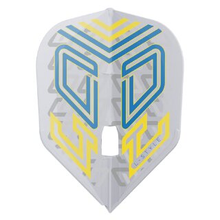 L-Style Player Flights Pro L3 Clear White - Oskar Lukasiak V1